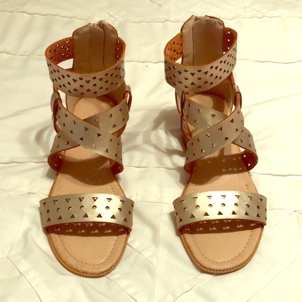 Gold sandal